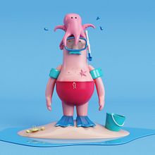 Mr Antonio. 3D, Design, and Character Design project by alicamo - 09.13.2017
