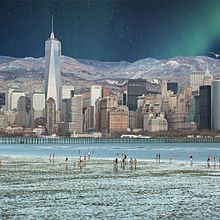 Paisaje imposible . Colaj de Marina Zambrano - 07.12.2017