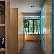 DORMITORIO Y BAÑO CON VISTAS AL JARDÍN. Un proyecto de 3D, Arquitectura interior y Diseño de interiores de lubg - 12.07.2017