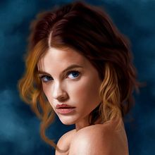 Portrait of Barbara Palvin Ein Projekt aus dem Bereich Traditionelle Illustration von Lucas Nathaniel Skye - 13.07.2017