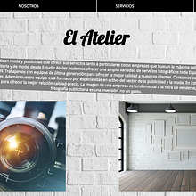 Estudio Atelier - Mi Proyecto del curso: Técnicas de Desarrollo Web con HTML5 y CSS3. Un progetto di Web development di amandagijon - 17.07.2017