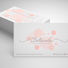 Diseño logotipo: Bellanela Estética Unisex. Un proyecto de Br, ing e Identidad, Dirección de arte y Diseño gráfico de Manuel Ortiz Domínguez - 13.07.2017