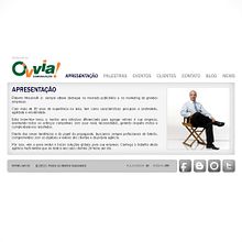 Website "Ovvia! Comunicação". Een project van  Br, ing en identiteit y Webdesign van Alexandre Arcari Milani - 01.01.2012