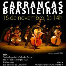 Poster "Carrancas Brasileiras". Een project van Evenementen y Grafisch ontwerp van Alexandre Arcari Milani - 01.11.2009