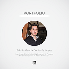 Portfolio Adrián García 2017. Industrial Design, 3D, Br, ing, Identit, Design, Automotive Design, Furniture Design, Making, Product Design, Graphic Design, Interactive Design, and UX / UI project by Adrián García De Jesús Lopes - 07.15.2017