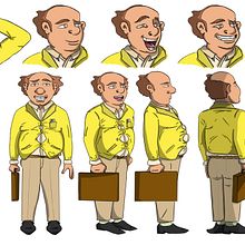 Buddy Duckworth. Character Design project by Johanna Mesa Ramos - 07.15.2017