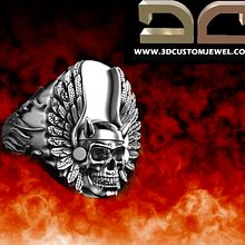 Hell Angels ring Ein Projekt aus dem Bereich Schmuckdesign von Diego Aramburu - 16.07.2017