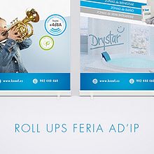 Roll ups Feria Ad'ip para Knauf (2017). Un progetto di Br, ing, Br, identit, Graphic design e Eventi di ALVARO SANCHEZ DE LA RIVA - 15.06.2017