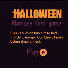 Halloween Memory Card Game. Een project van  Webdevelopment van Elsi Caldeira - 16.11.2016