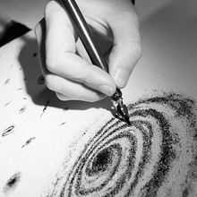 Espacio – Ilustración a tinta. Un proyecto de Artesanía, Bellas Artes e Ilustración tradicional de Roger Font - 17.07.2017