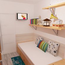 - Reforma íntegra de piso -. 3D, Design, e Design de interiores projeto de Zaida Morales Perez - 17.07.2017