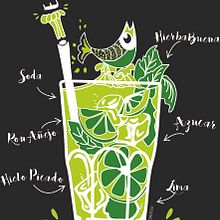 DISEÑO DE MOJITO PERFECTO . Design, and Graphic Design project by Anna Girona - 08.01.2016