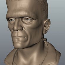 frankenstein Ein Projekt aus dem Bereich 3D, Bildende Künste, Kino, Kino, Video und TV, Skulptur, Infografik und VFX von carlos3d_r - 17.07.2017