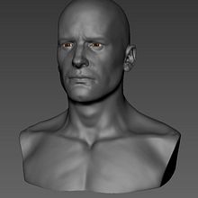  male head. Un progetto di 3D, Belle arti, Cinema, Cinema, video e TV, Scultura, Infografica e VFX di carlos3d_r - 17.07.2017
