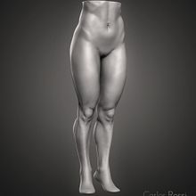 Practice leg woman Ein Projekt aus dem Bereich 3D, Bildende Künste, Kino, Kino, Video und TV, Skulptur, Infografik und VFX von carlos3d_r - 17.07.2017