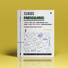 CLASES PARTICULARES. Design project by Flor Leis - 07.18.2017