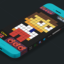 Diseño concepto videojuego "Clear The Colors Puzzle game". Game Design, and Graphic Design project by Iván Prieto Garrido - 07.18.2017