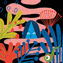 La mujer del pantano. Traditional illustration project by Laura Fernández Arquisola - 07.18.2017