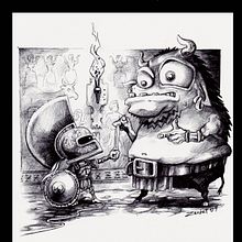 Mitology.. Uno de los proyectos más divertidos de mi vida....Mitología e Ilustración, no se puede pedir más.. Un proyecto de Cómic e Ilustración tradicional de Òscar Zurdet - 18.07.2017