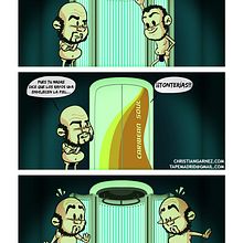 Campaña Protección Solar - "Yo soy tu padre". Un proyecto de Bellas Artes, Cómic, Dirección de arte, Diseño de personajes e Ilustración tradicional de Christian Garnez - 18.07.2013