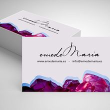 Diseño Imagen Coorporativa / emedeMaria. Un proyecto de Diseño gráfico y Diseño Web de Linda Augusto - 18.07.2016