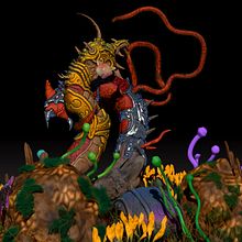 Proceso 3D. ZBrush.. 3D, and Character Design project by Luis Miranda - 02.27.2018