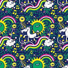 Pattern unicornio Ein Projekt aus dem Bereich Traditionelle Illustration von Marli Ramos - 19.07.2017