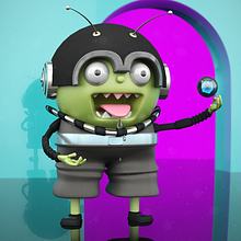 Mi Proyecto del curso: Diseño de personajes en Cinema 4D: del boceto a la impresión 3D. Un progetto di 3D e Ritocco fotografico di Edgar Montes - 19.07.2017