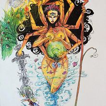 la esperanza de venus/ venus' hope. Traditional illustration project by El Lino de Adàn AR - 07.20.2017