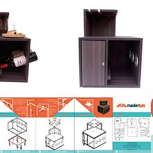 Mueble para Vinos . Furniture Design, and Making project by ANA MARIA VALBUENA GAMBOA - 07.22.2017