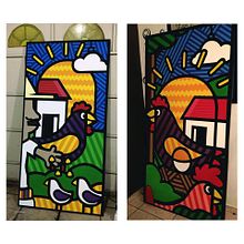 Mural Sopon Tipico  . Ilustrație tradițională și Pictura de Rodolfo Diaz - 07.22.2017