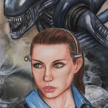 Alien Isolation. Un projet de Beaux Arts et Illustration traditionnelle de Alex García García - 23.07.2017