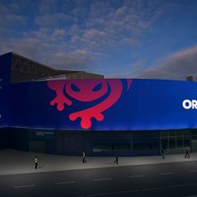 Rebranding del exterior del Estadio Ciutat de Valencia. 3D, Architecture, Industrial Design, and Video project by Samuel Segura Pareja - 07.14.2017
