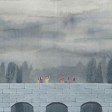 From my window. Traditional illustration project by Sandra Rilova - 07.24.2017