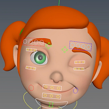 Mi Proyecto del curso: Rigging: articulación facial de un personaje 3D. Projekt z dziedziny 3D,  Animacja i Animacja postaci użytkownika Verónica Morera Carballo - 25.07.2017