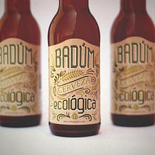 CERVEZA ARTESANAL BADÚM ECO. Graphic Design, and Packaging project by Pistacho Studio - 07.26.2017