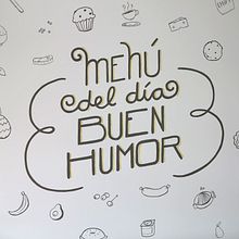 Mural Menú del Día. Projekt z dziedziny Projektowanie wnętrz, Trad, c, jna ilustracja, T, pografia i  Malarstwo użytkownika Sara Caballería - 26.07.2017