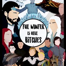 The winter is here. Un progetto di Cinema, video e TV, Design editoriale, Illustrazione tradizionale, Pubblicità e TV di María Gómez Castro - 27.07.2017