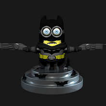 Minion Batman | Proyecto personal. Een project van 3D van Joan Congost Abelenda - 25.03.2015