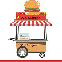 Manual de identidad Mr. burguer. Projekt z dziedziny Br, ing i ident i fikacja wizualna użytkownika D'atelier Agencia Creativa - 27.07.2017