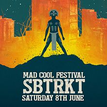 SBTRKT Mad Cool Poster. Een project van  Ontwerp, Traditionele illustratie y  Muziek van Oscar Giménez - 31.07.2017