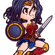 My Little Wonder Woman. Un proyecto de Ilustración tradicional de Ana del Valle Seoane - 31.07.2017