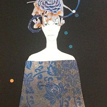 Blue. Colagem e Ilustração tradicional projeto de Mariona Sánchez - 31.07.2017