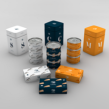 Conservas Estela do Mar. Art Direction, and Packaging project by Óscar Parada Quintana - 07.31.2017