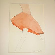 Baile Naranja. Ilustração tradicional projeto de Mariona Sánchez - 01.08.2017