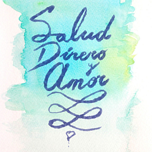 Lo importante en la vida! Ein Projekt aus dem Bereich Lettering von Alejandro Bottini - 02.08.2017