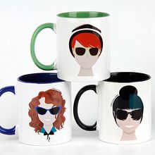 Tazas. Design, Product Design, Graphic Design, and Vector Illustration project by Marta Gutiérrez González - 05.15.2017