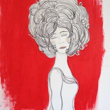 ROJO. Ilustração tradicional projeto de Mariona Sánchez - 02.08.2017