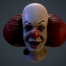 Busto - Pennywise. Un proyecto de 3D de Luis Giraldo - 30.05.2017