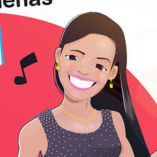 Ilustración Vectorial | Hillary. Character Design, Traditional illustration, and Vector Illustration project by Leo Art's - 08.03.2017
